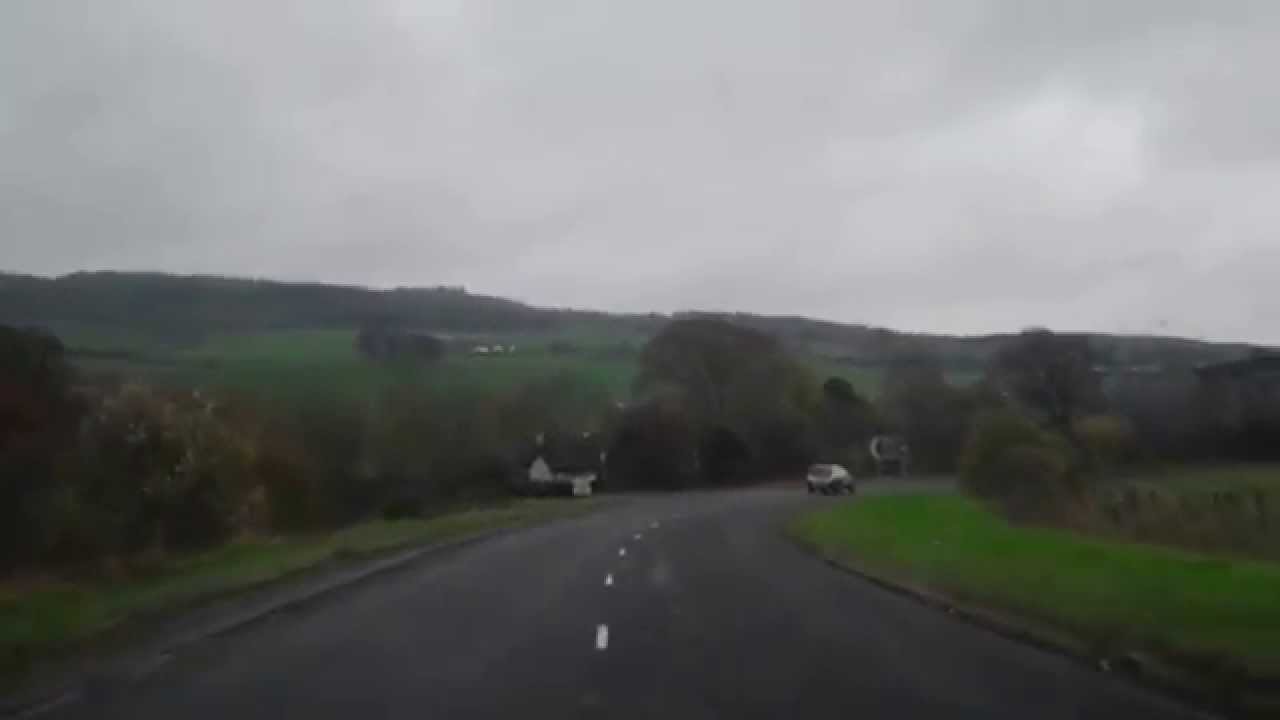 Autumn Drive From Bridge of Earn To Perth Perthshire Scotland