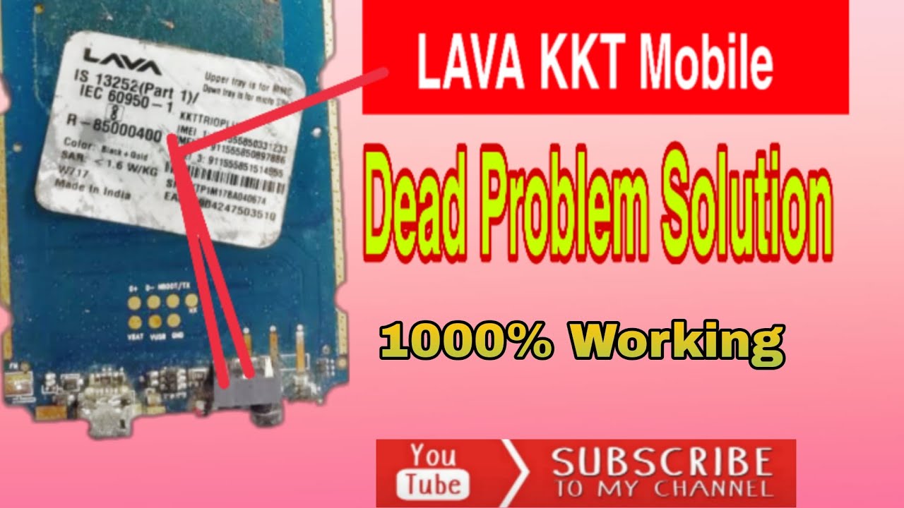 Lava Mobile dead Problem Solution | All keypad Mobile dead problem solution 1000% working.