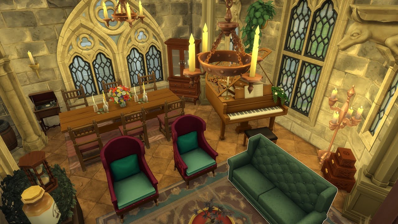 Квартира в замке ~ Быстрое строительство в The Sims