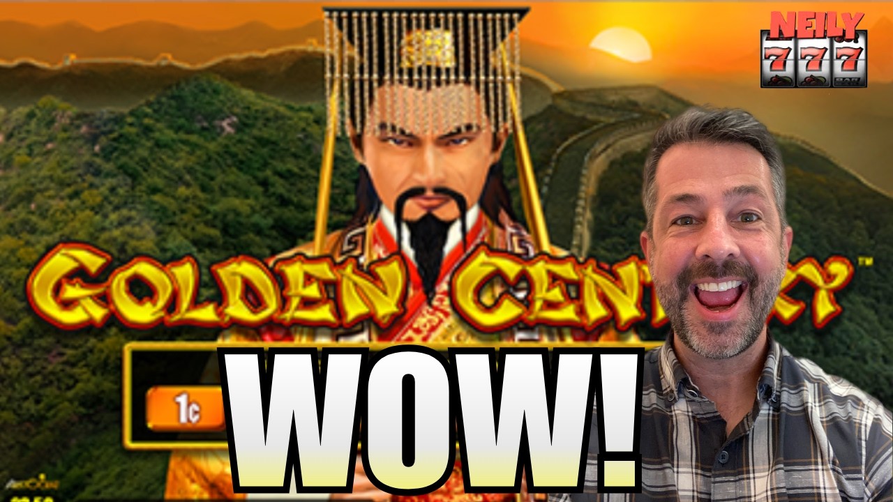 I'm smiling from ear to ear with this BIG FAT WIN on GOLDEN CENTURY DRAGON LINK SLOT!