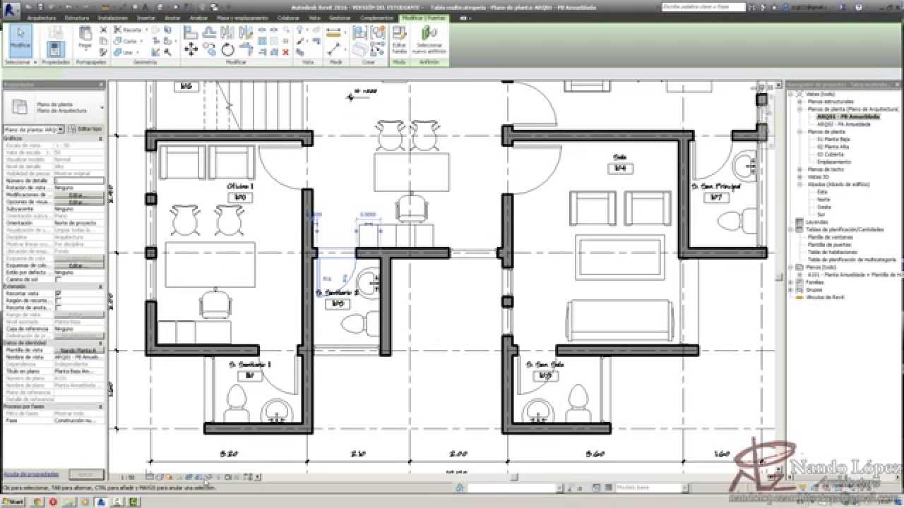 Revit: Tabla multicategoría 