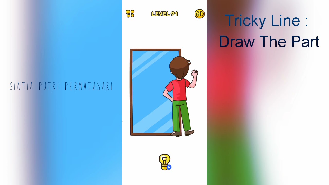 Tricky Line: Draw The Part Level 91,92,93,94,95,96,97,98,99,100