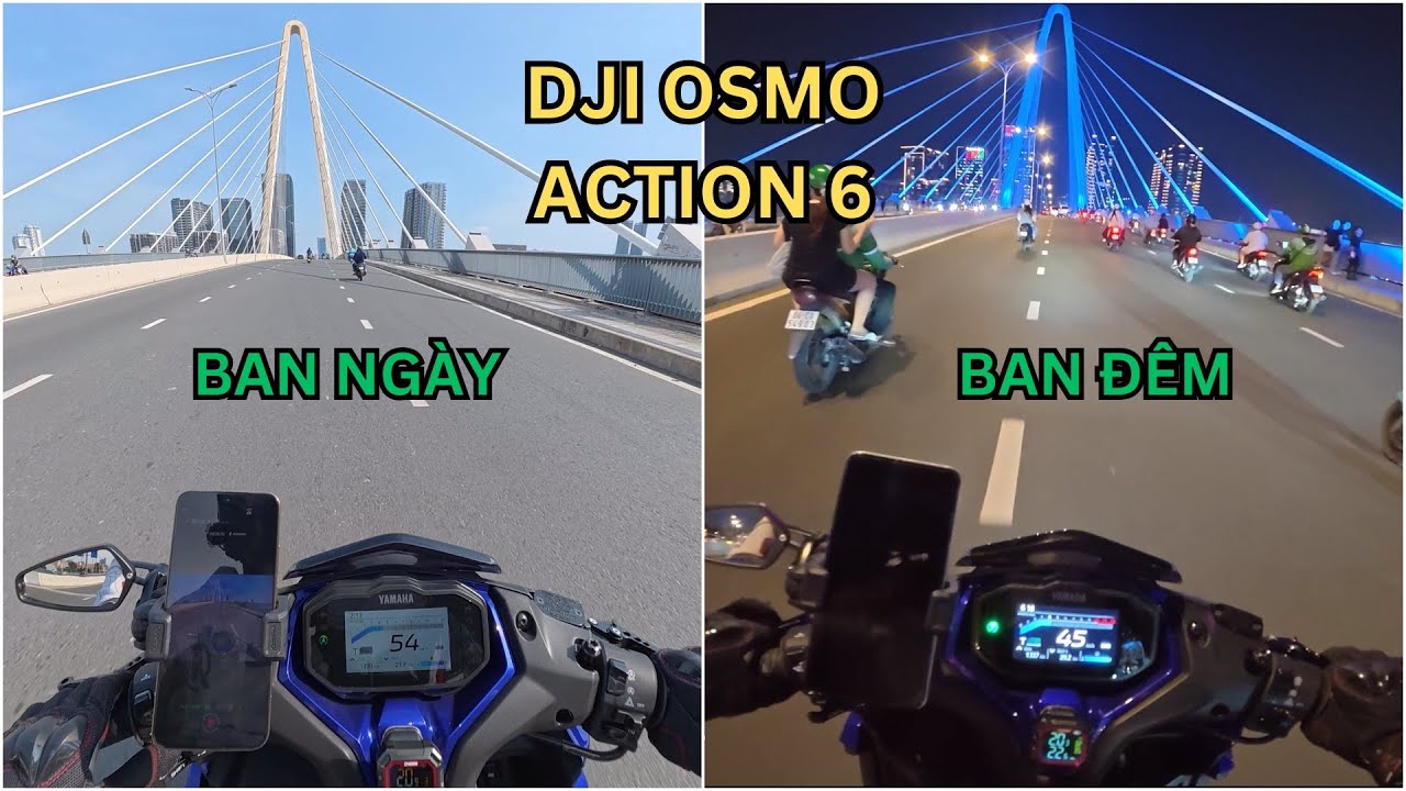Trải nghiệm quay ban ngày và ban đêm bằng DJI Osmo Action 6