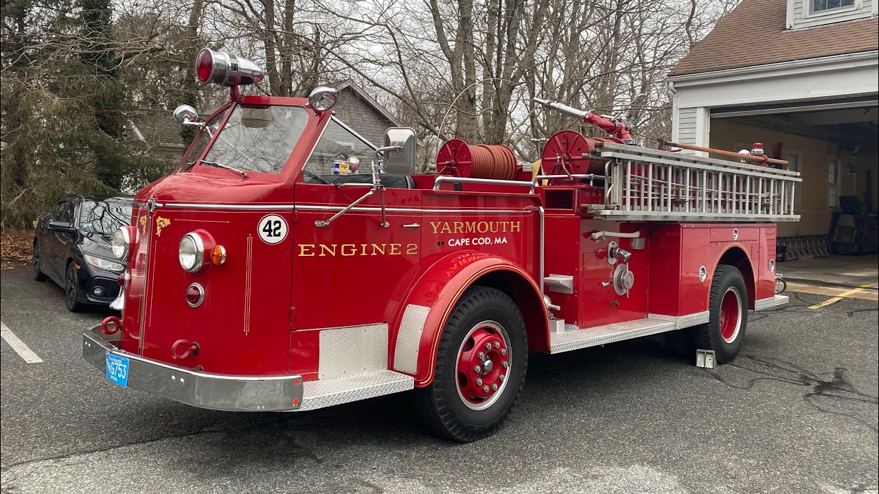 (READ DESC) Yarmouth FD(MA)’s restored American La France fire engine 1-10-2026