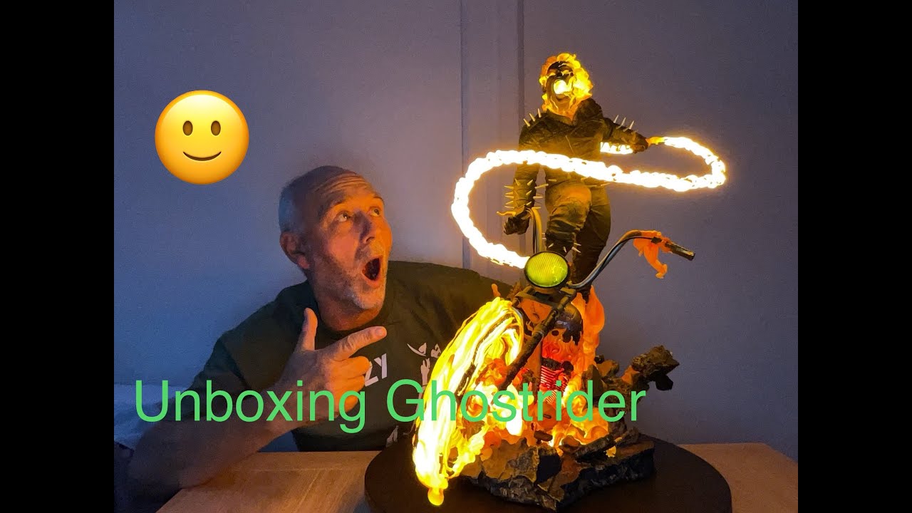 WE UNBOX OUR BEST EVER STATUE! SIDESHOW PREMIUM FORMAT GHOSTRIDER Ep 38 #marvel ##comic #ghostrider