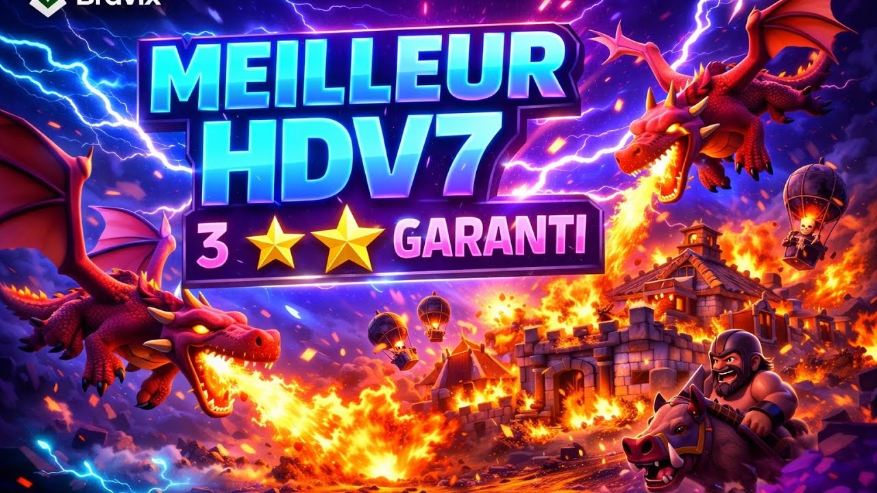 Meilleur compos hdv 7                                                           3 etoiles garanties⭐