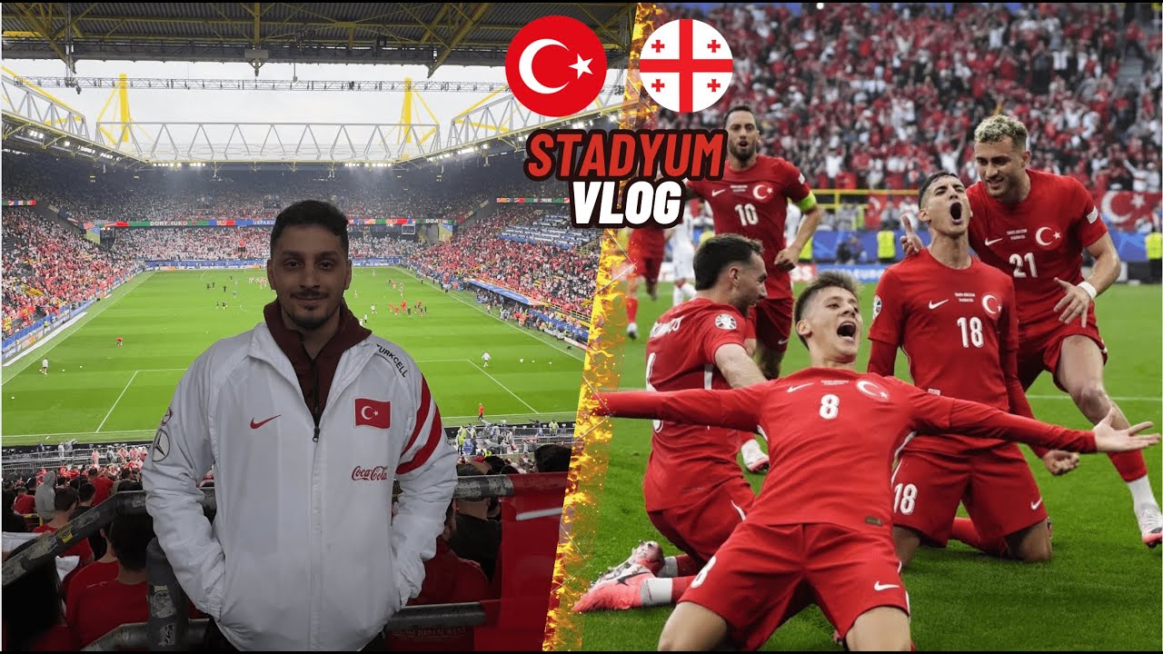 TÜRKİYE 3-1 GÜRCİSTAN STADYUM VLOG ! AVRUPA ŞAMPİYONASINDA ÇILGIN TÜRKLERDEN MÜTHİŞ BAŞLANGIÇ !