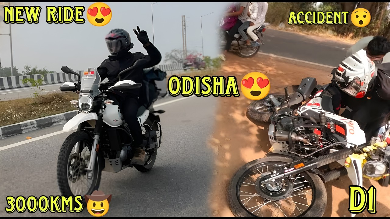 Odisha kade ride start aytu😍 Day-1 @KiranMoratagi2004