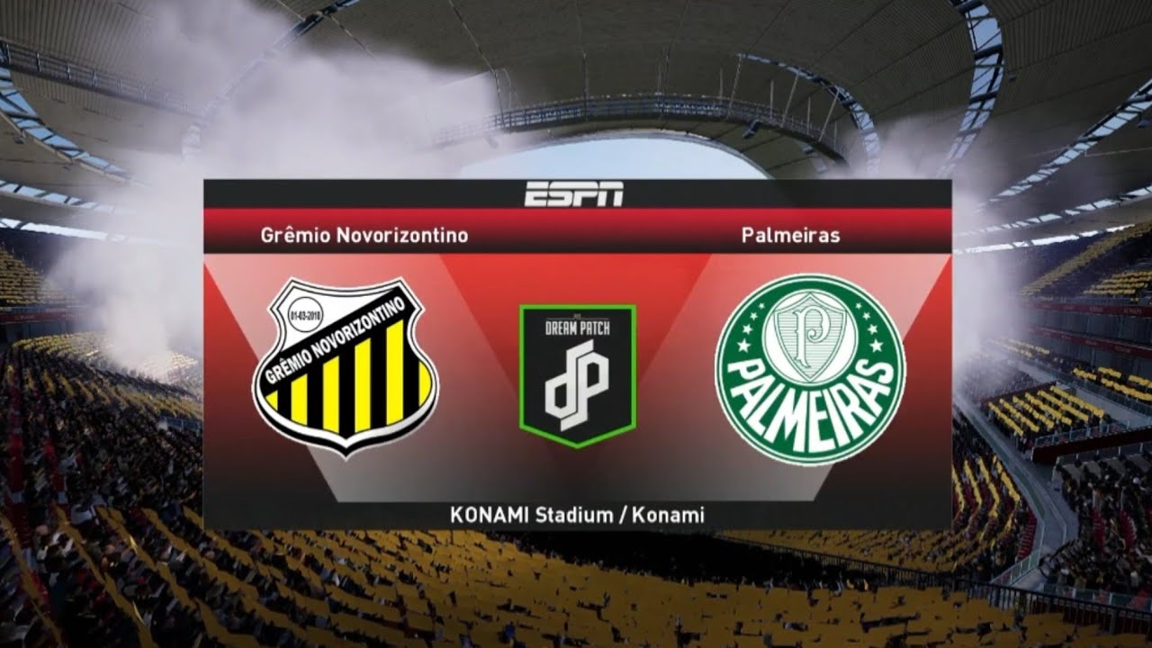EFOOTBALL PES 21 PATCH PS4/PS5 NOVORIZONTINO X PALMEIRAS 👉 MEGA PATCH INFINITY 2.0