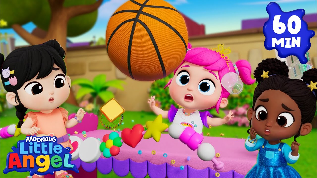 DIY Disaster! + MORE Music Videos | 1 HOUR FULL EPISODES | Little Angel Kids Songs & Nursery Rhymes