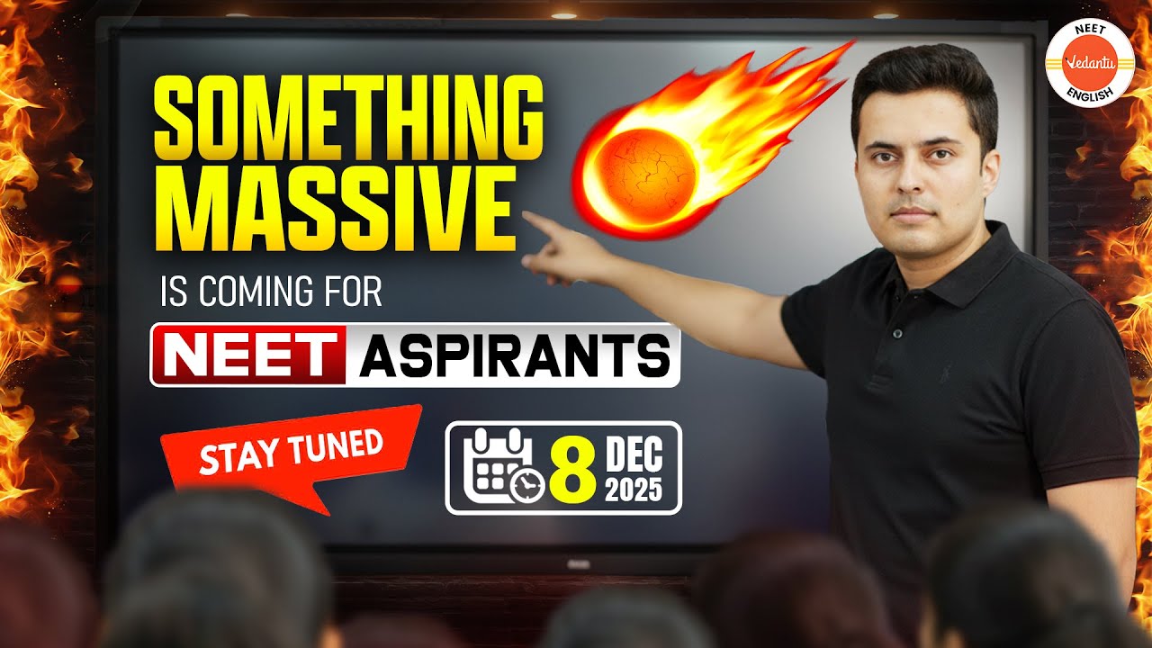 Something Massive Is Coming for NEET Aspirants! Stay Tuned 🔥   Shreyas Sir
