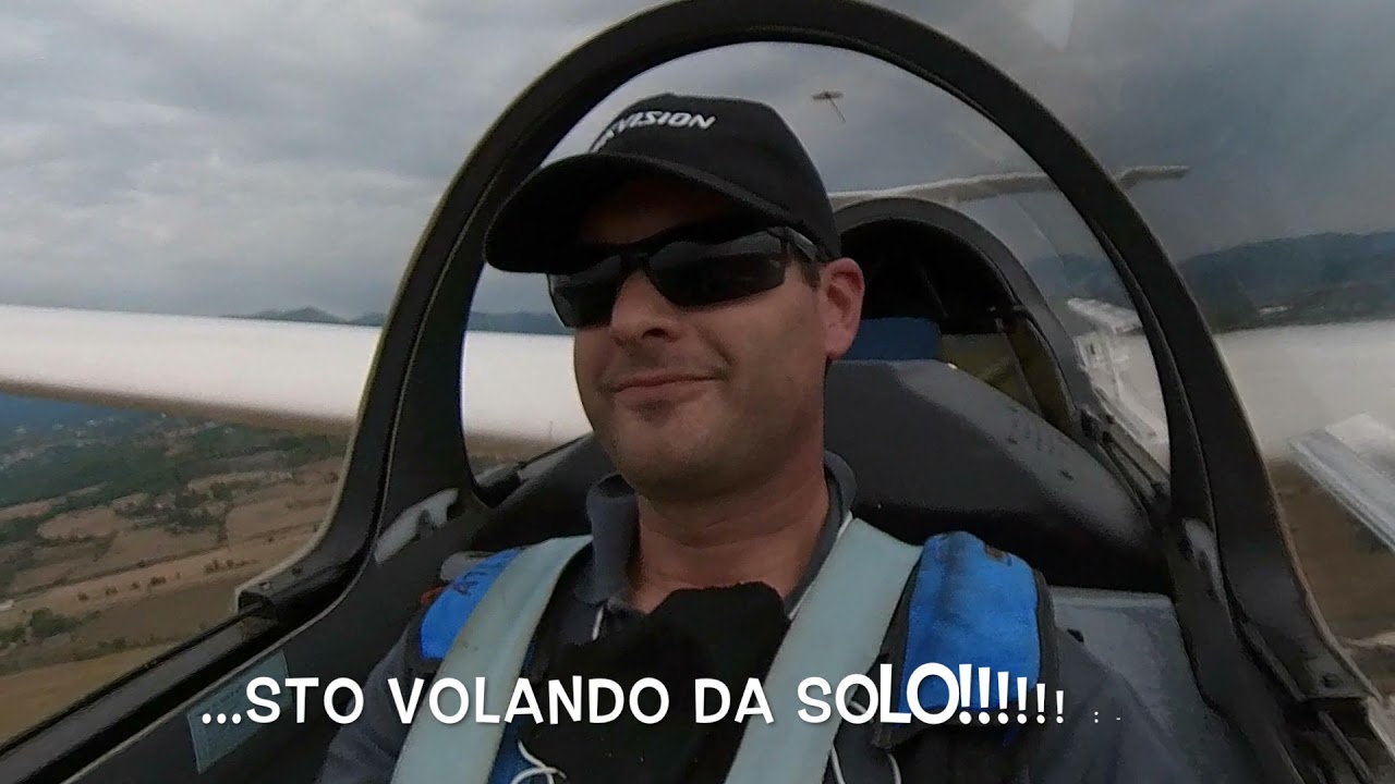 First Solo Glider - Flight Training Rieti (IT)