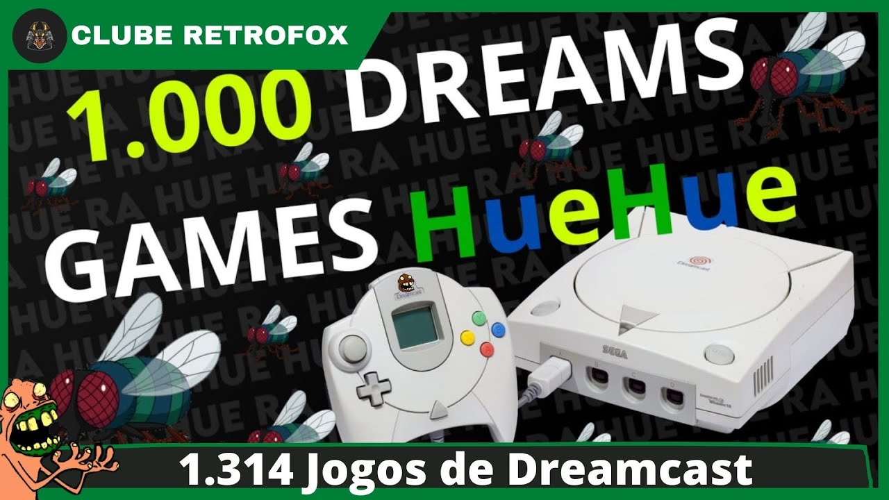 LISTA COMPLETA (1.314 Jogos) do DREAMCAST no RAHueHue NEW