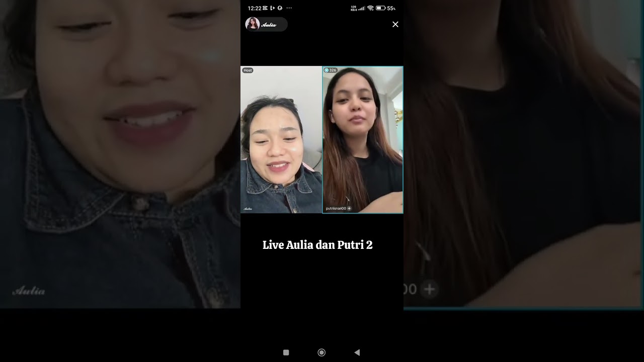 KESERUAN LIVE PUTRI ISNARI & AULIA !! #putriisnari #auliada 