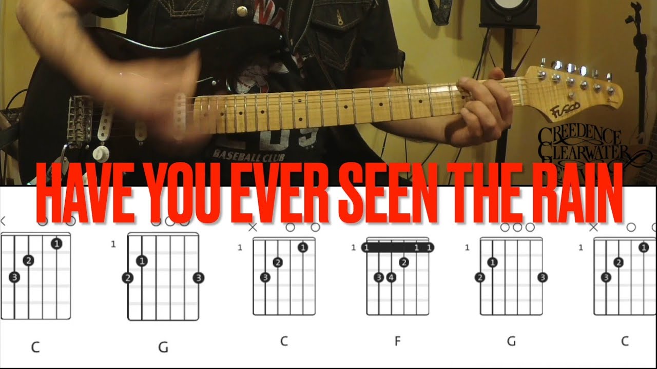 Creedence Clearwater Revival - Have You Ever Seen The Rain - Guitar Lesson Chords