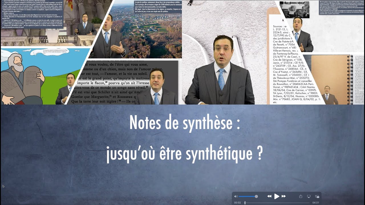 Notes de synth&egrave;se : jusqu&rsquo;o&ugrave; &ecirc;tre synth&eacute;tique ?