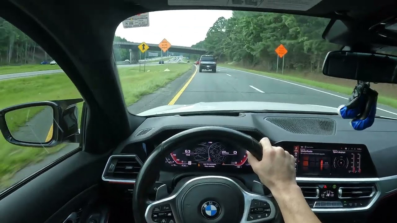 Вид от первого лица: резка в моем тюнингованном BMW M340i 🔥
