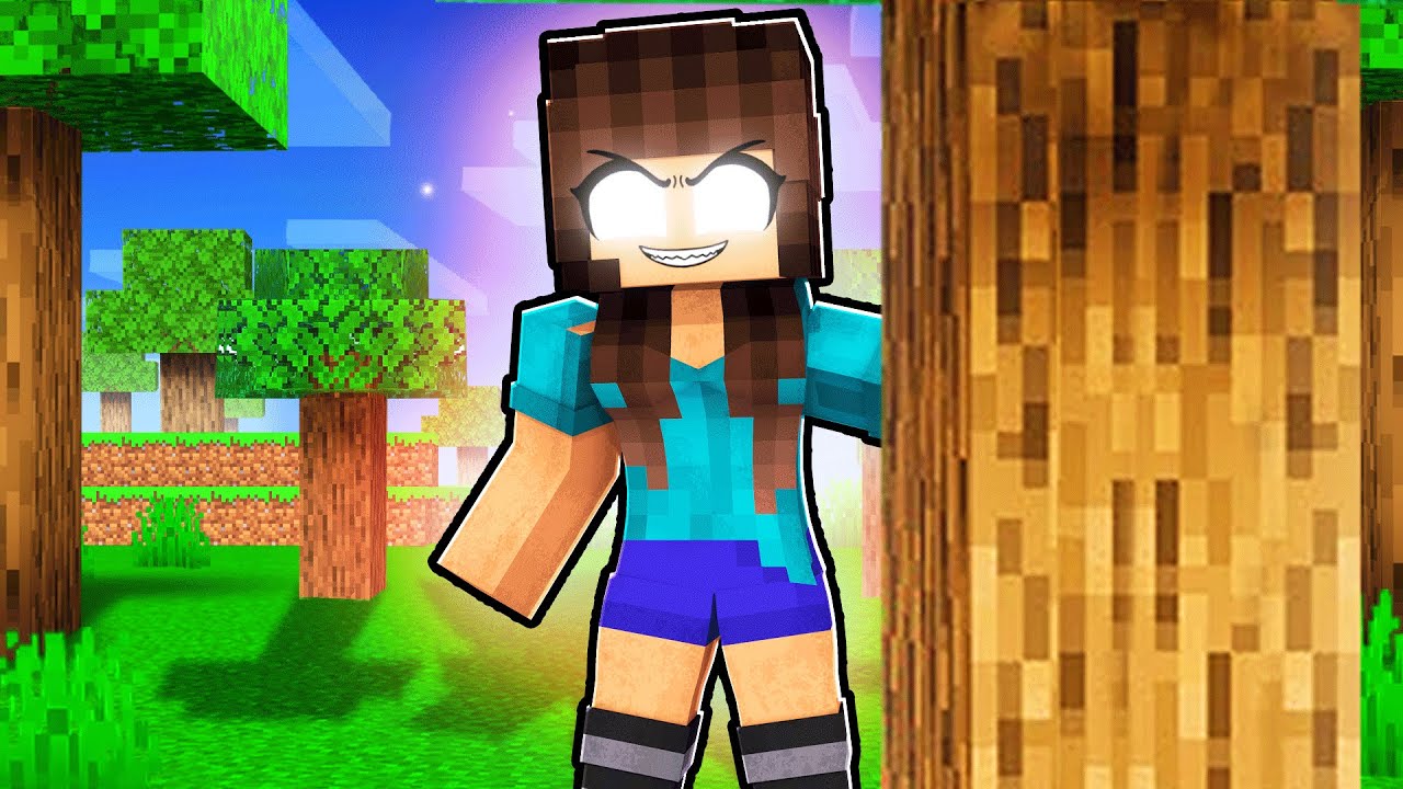 MIIKA virou a GAROTA HEROBRINE no Minecraft ◂Miika▸