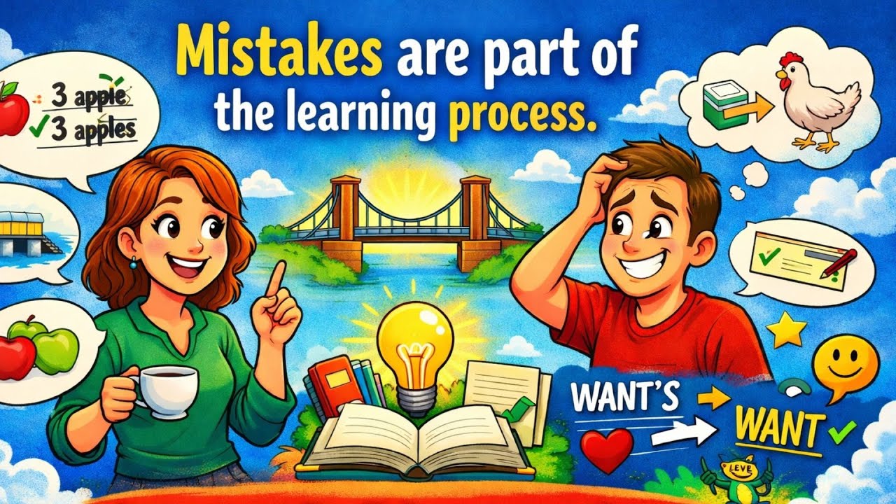 Why Making Mistakes Helps You Learn English Faster | English Speaking Practice for Beginners