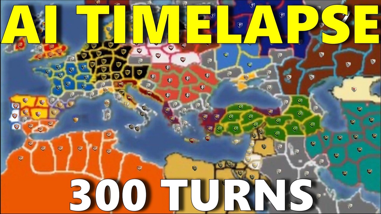 Medieval 2 TW: 300 Turn Timelapse but its the Stainless Steel Mod