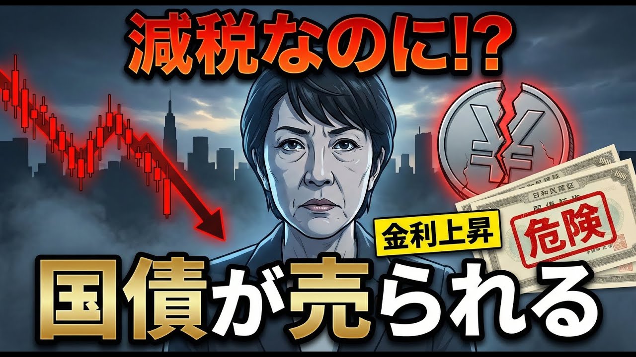 【高市ショック】“減税”なのに国債が売られる理由｜金利・円・物価はどう動く？