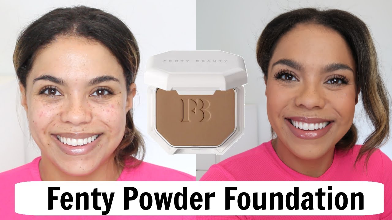 Fenty Powder Foundation Review! Wear Test + Flash Photo