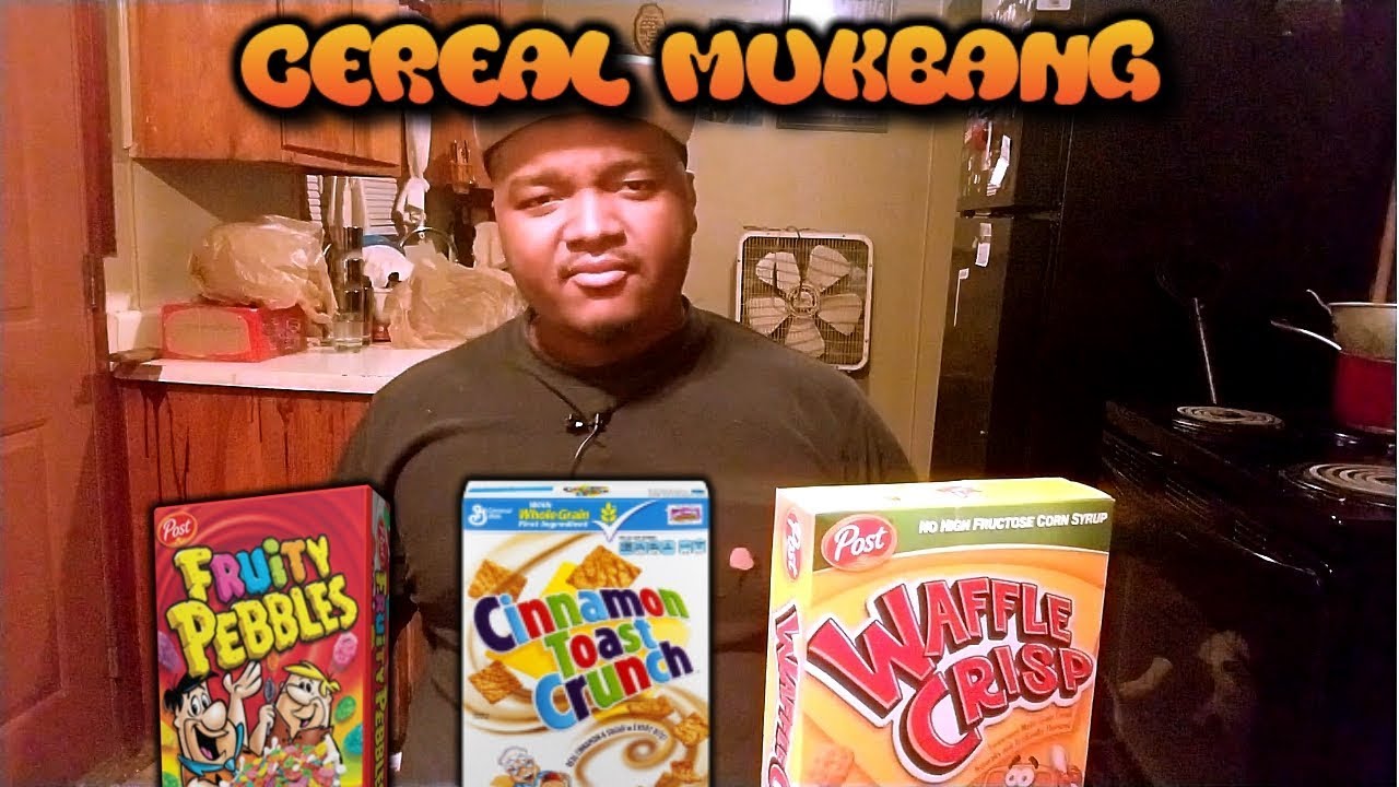 🥣 CEREAL MUKBANG 🥣 Fruity Pebbles, Waffle Crisp, Cinnamon Toast Crunch! (CRUNCHY EATING SOUNDS)
