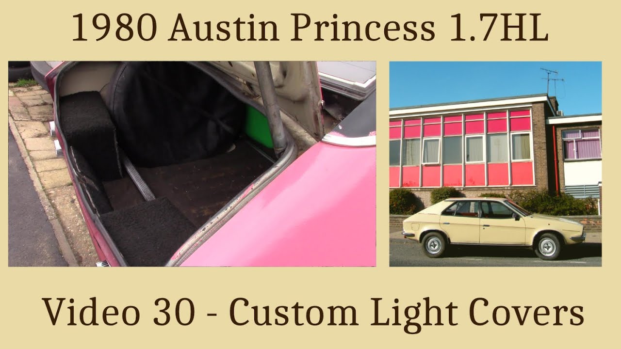 1980 Austin Princess - Custom Light Covers