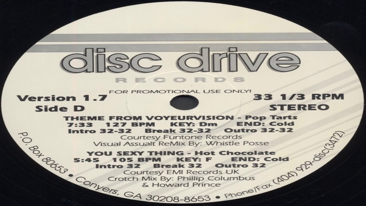 Hot Chocolate You Sexy Thing Disc Drive 1 7