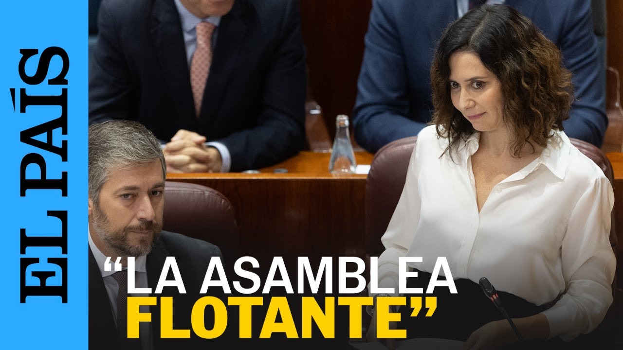 AYUSO hace mofas y celebra el fin de la FLOTILLA: “Es una asamblea flotante” | EL PAIS