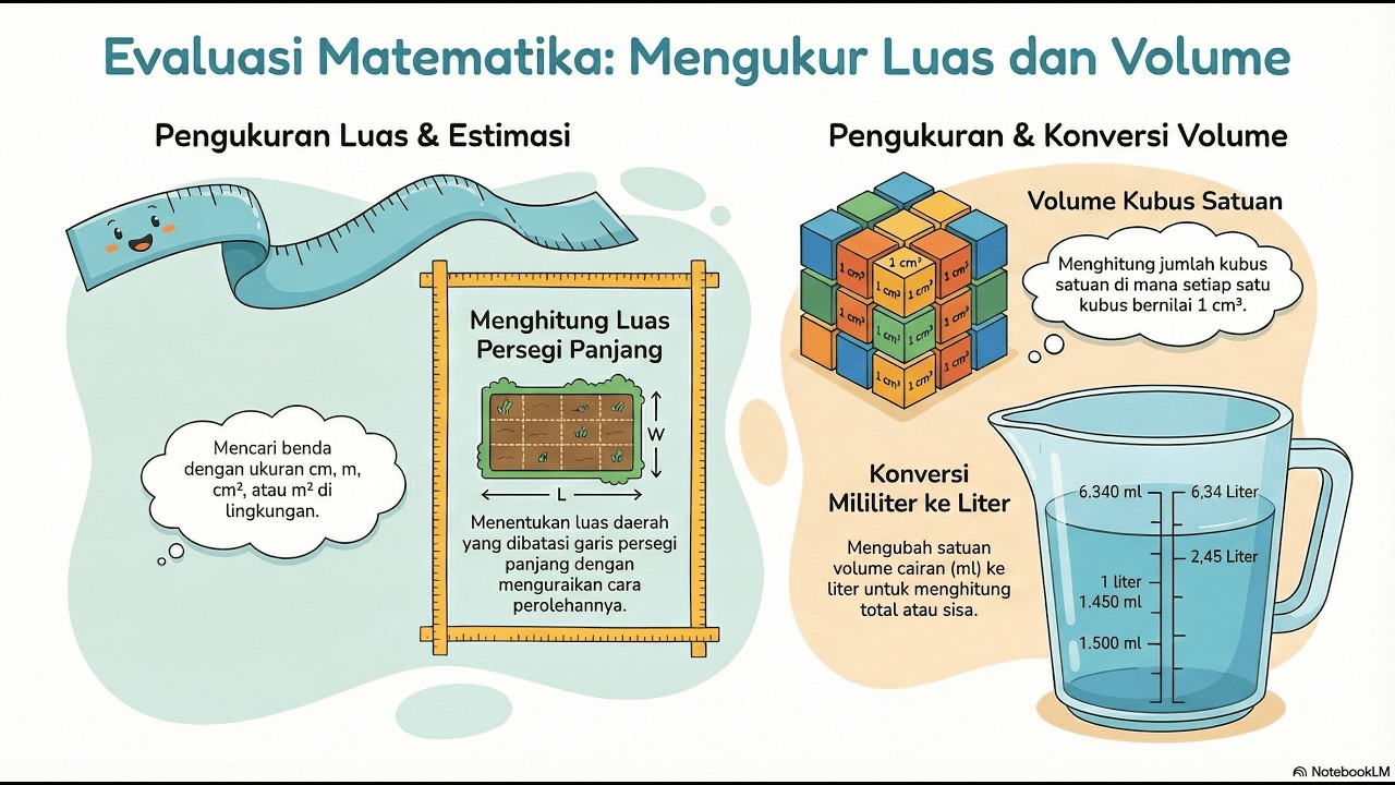 Menghitung Luas & Volume : Uji Kompetensi   | Materi Matematika