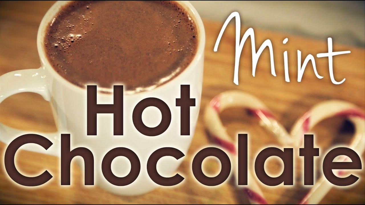 Holiday Drinks: Mint Hot Chocolate Recipe (Dairy Free)