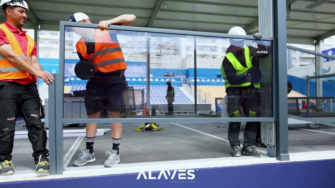 World Sevens Football 2025. Montaje de estructuras | ALAVES Innovation