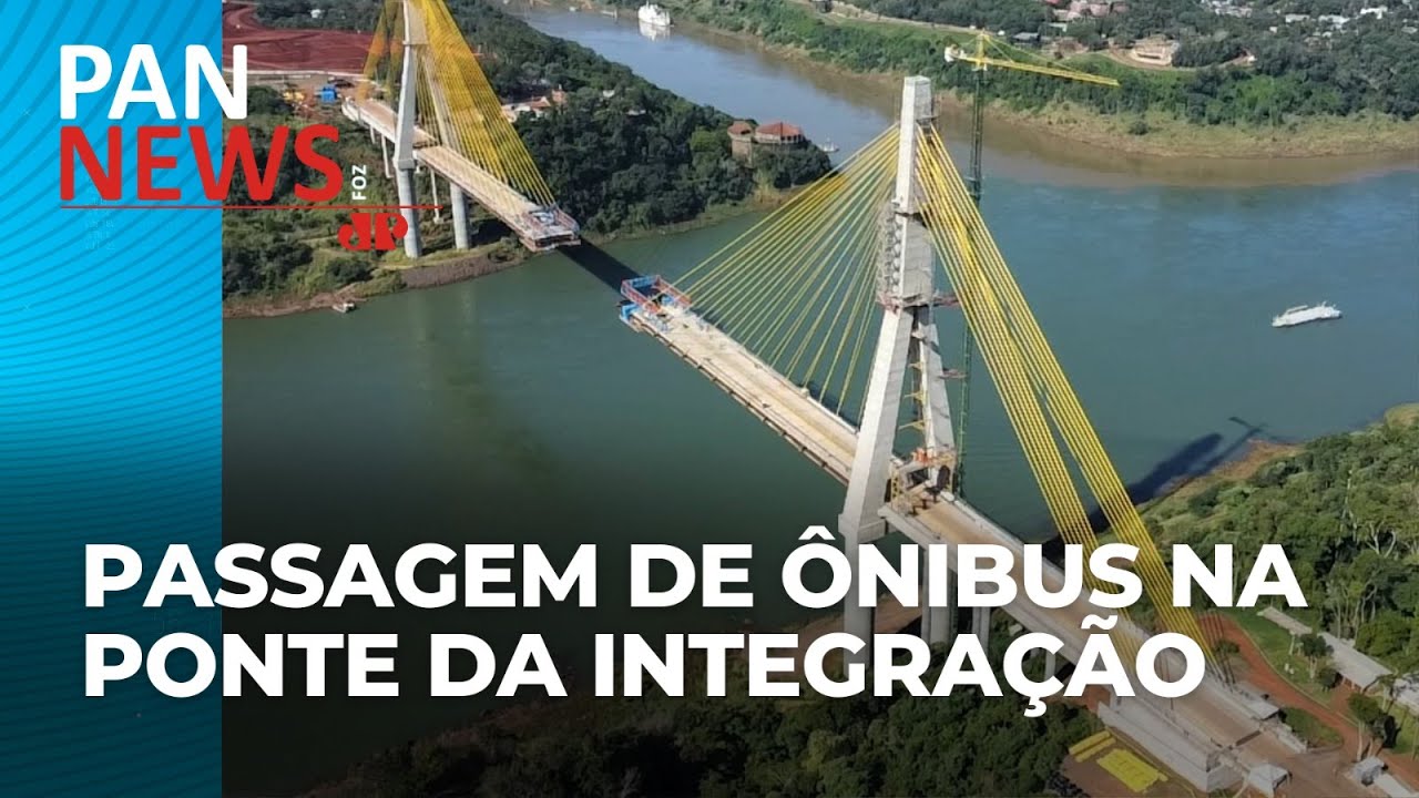 Começou a passagem de ônibus na ponte da integração