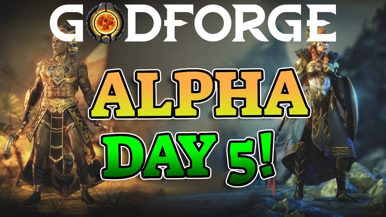 Godforge Alpha Wave 2 Day 5  | Got some new legendaries