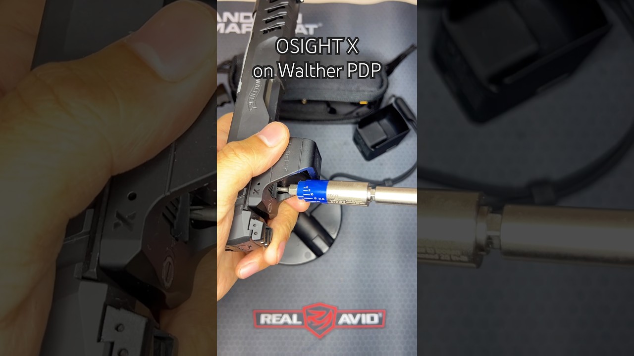 Install OSIGHT X on Walther PDP SF Match - NEW #osightx #uspsa #ipsc #waltherpdp #osightworld
