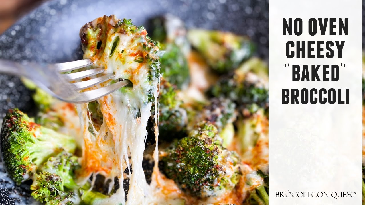 Delicious Cheesy Baked Broccoli....But without the Oven | Quick & Easy Recipe