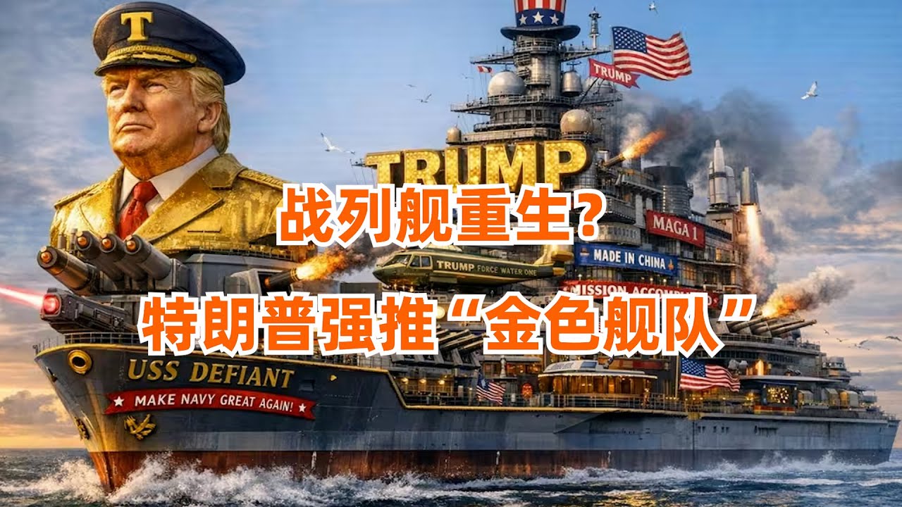 战列舰重生？特朗普强推&ldquo;金色舰队&rdquo;，技术全靠画大饼！