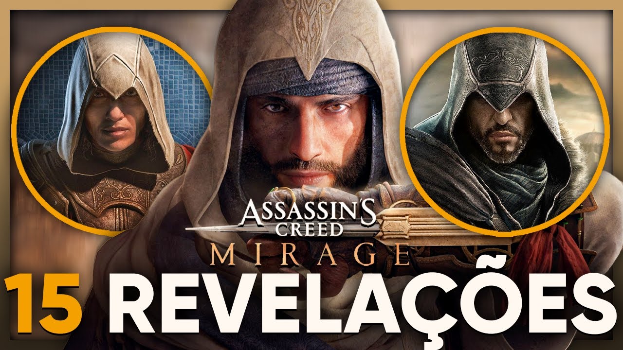 ASSASSIN'S CREED MIRAGE: 15 REVELAÇÕES PREMATURAS DO GAMEPLAY & HISTÓRIA DO NOVO AC MIRAGE