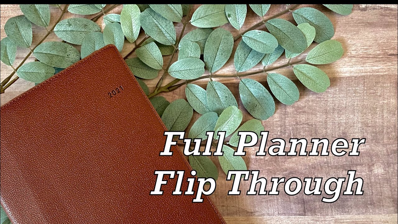 Full 2021 Planner Flip Through / Nagaoka Shoten A5 Biz Grid / No Talking