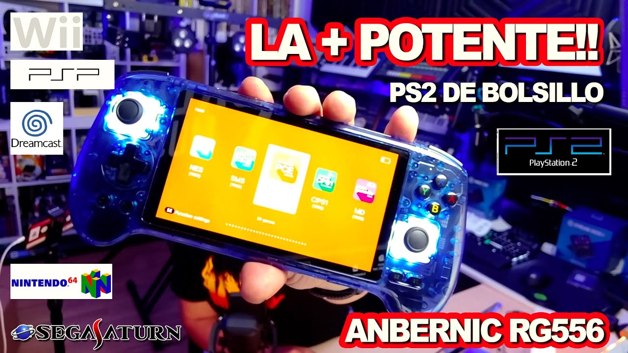 ANBERNIC RG556 💥LA PS2 DE BOLSILLO💥 👾RETROPLAYERS👾
