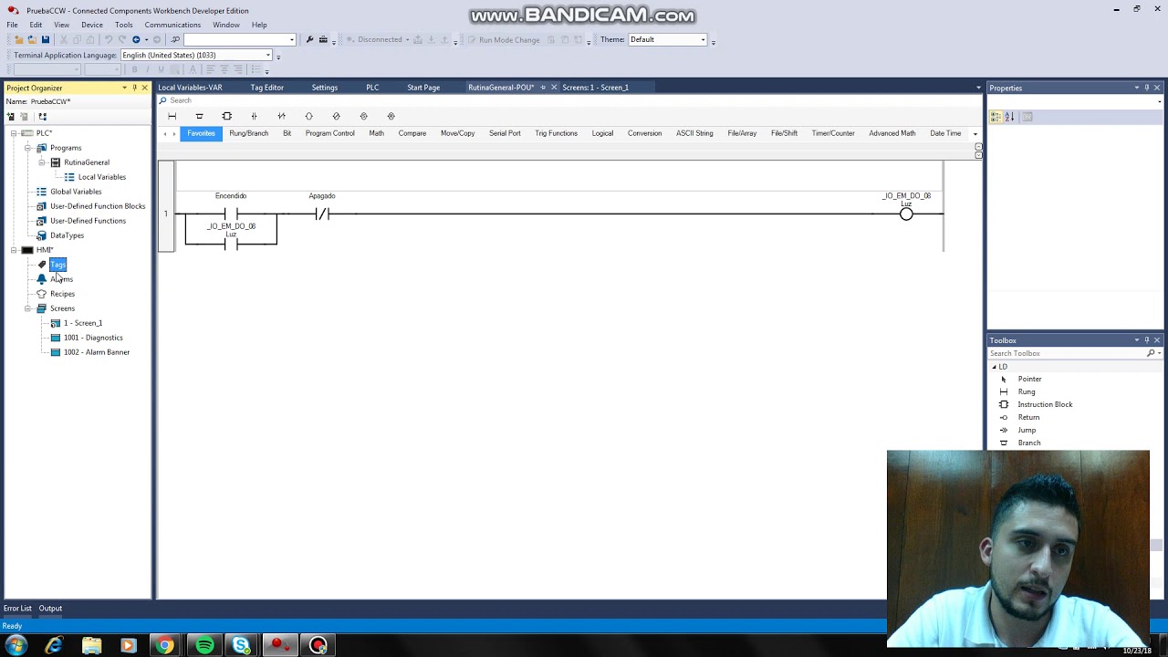 #3. Realice su primera programación con el Software Connected Components Workbench CCW