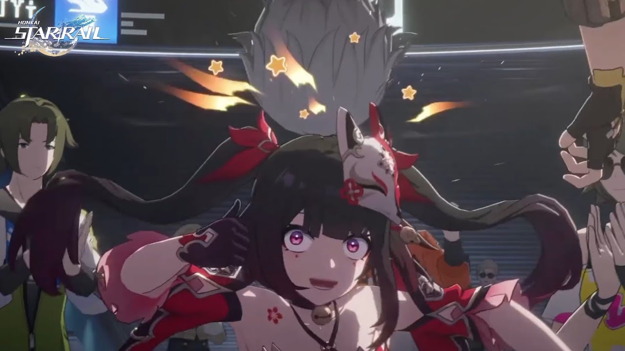 Trailblazer falls on Sparkle | CUTSCENE | Honkai Star Rail 4.0