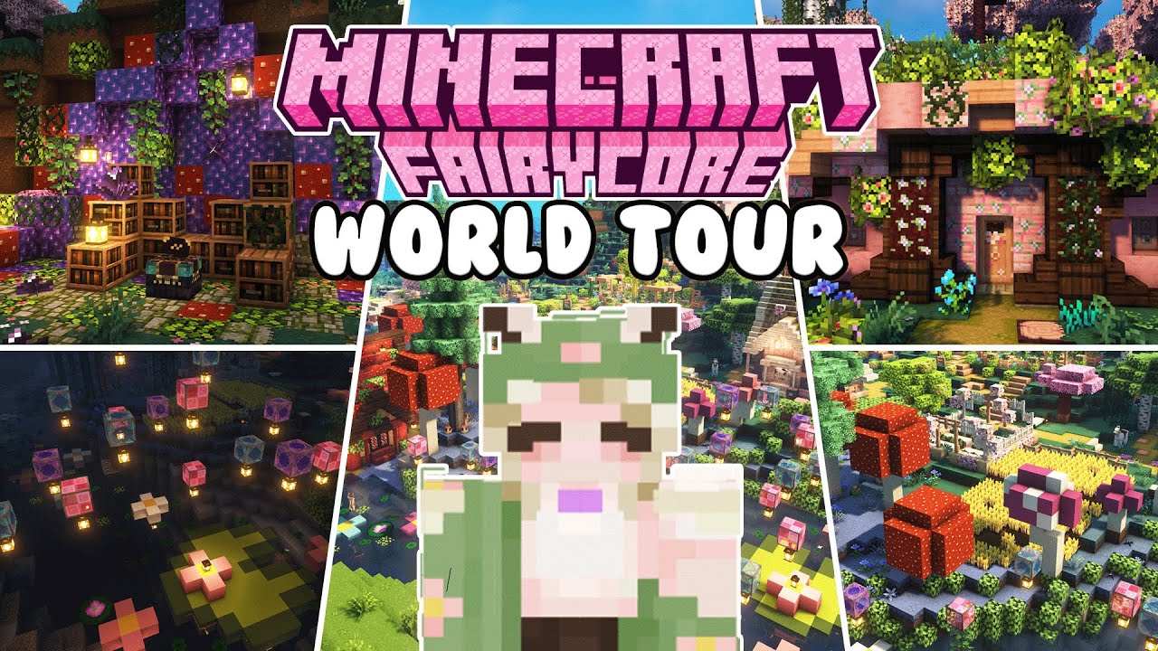 🧚&zwj;♀️ Мой мировой тур с модом Fairycore! 🌷 Более 150 дней 🍄 (Minecraft 1.20)
