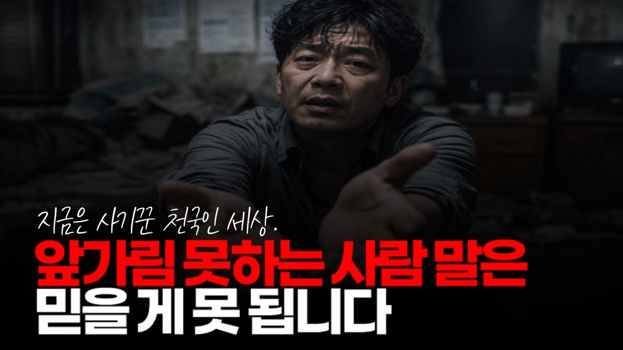 (※시청자댓글) 앞가림 못하는 사람 말은 믿을 게 못 됩니다. 지금은 사기꾼 천국인 세상... #앞가림못하는사람 #다중채무자 #불신의시대