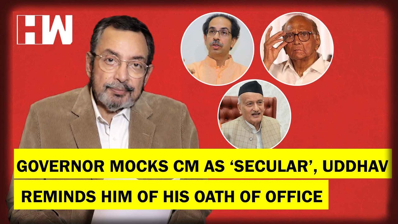 Governor mocks CM as ‘secular’, Uddhav reminds him of his oath of office