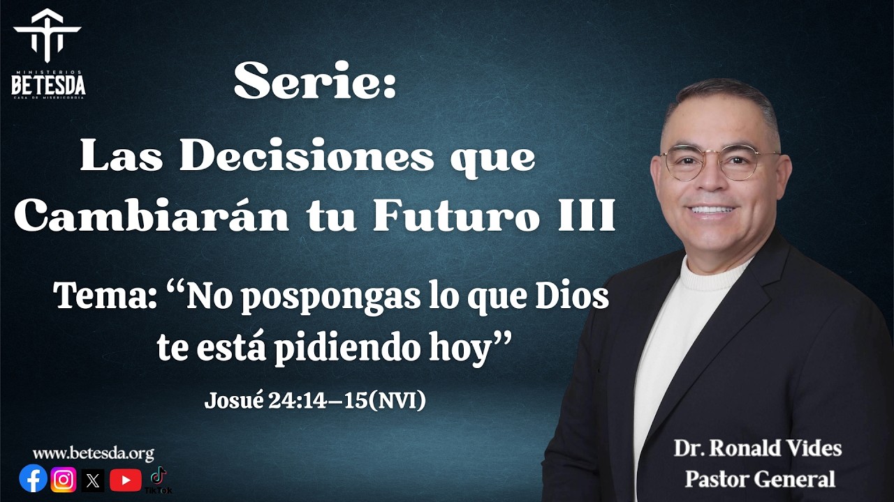 “No Pospongas Lo Que Dios Te Está Pidiendo Hoy”