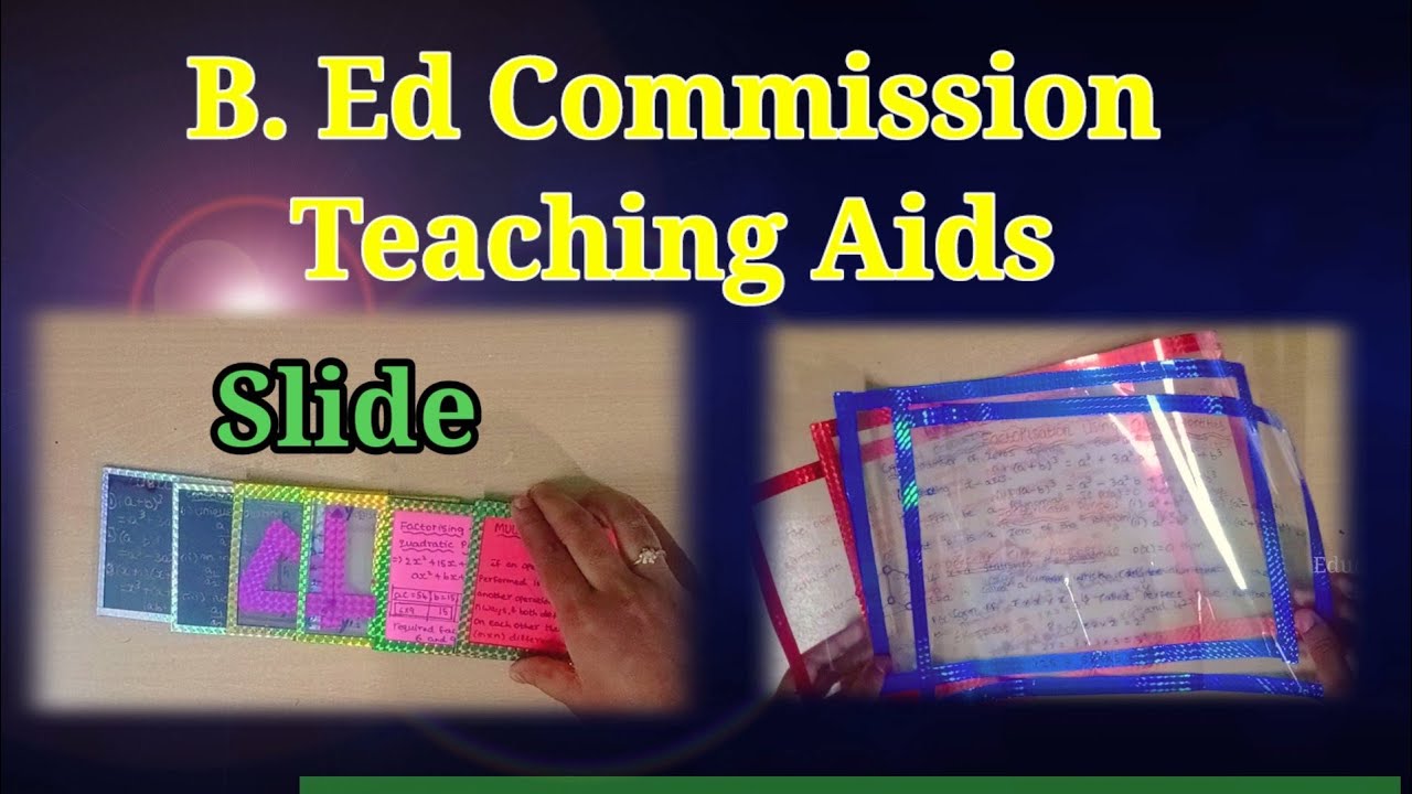 Teaching Aids | B. Ed Commission | Slides and OHP sheets | Tnteu Practical | Educator Keet