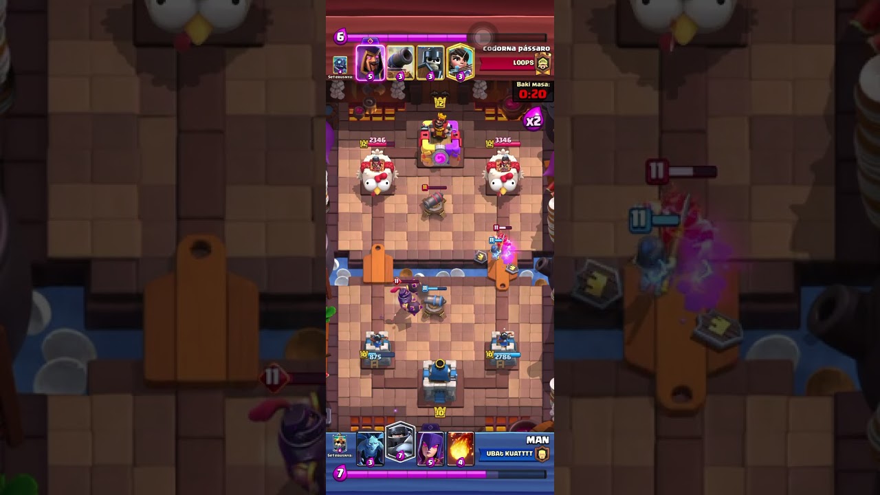 Cls royale gameplay level 10 vs level 12