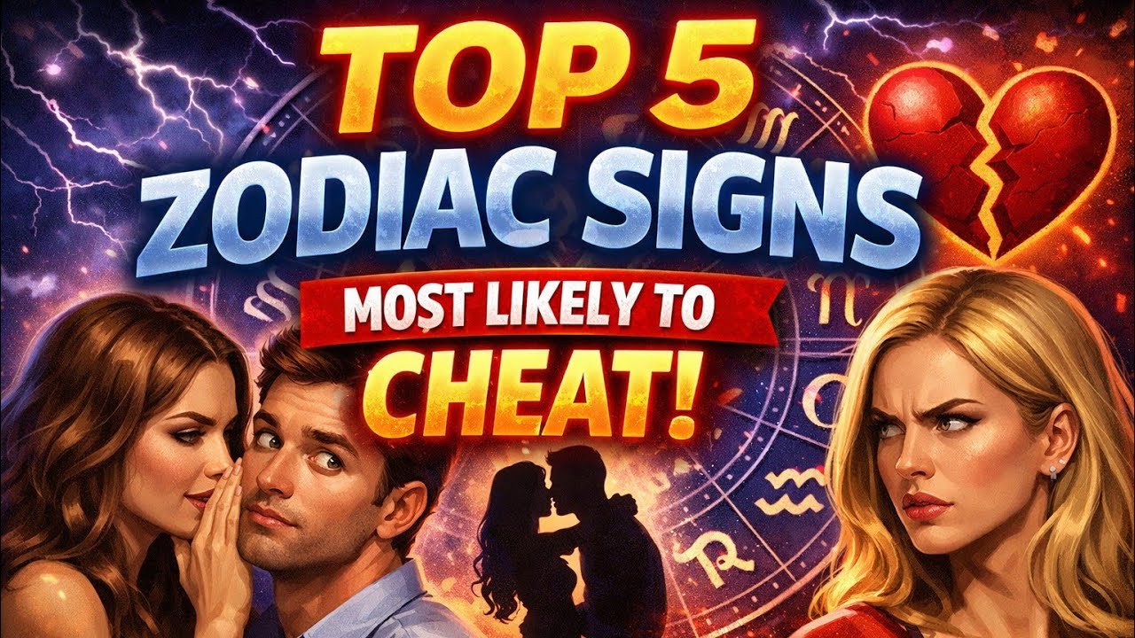 Top 5 MOST LIKELY TO CHEAT Zodiac Signs‼️